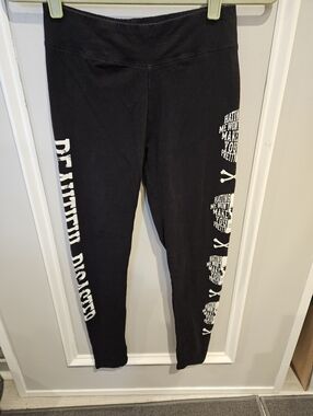 Beautiful Disaster black stretchy pants  medium. Hating Me Won't Make You Pretty